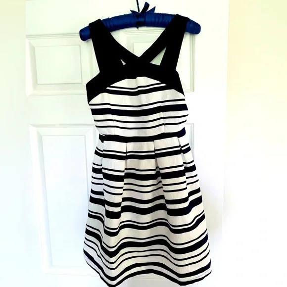 navy blue and cream bridesmaid dresses Elegant Midi Length Chiffon Bridesmaid Dresses with Asymmetrical Ruffl main image 1